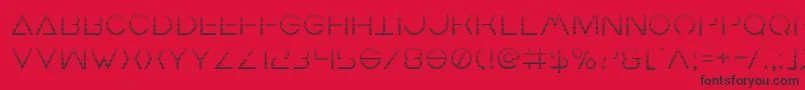 fuente Earthorbitergrad – Fuentes Negras Sobre Fondo Rojo