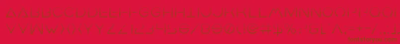 Earthorbitergrad Font – Brown Fonts on Red Background