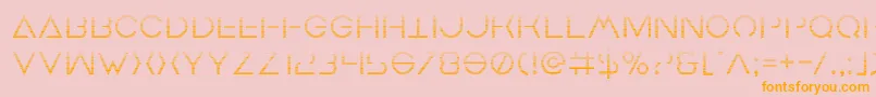 Earthorbitergrad Font – Orange Fonts on Pink Background