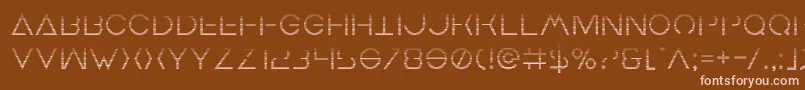 fuente Earthorbitergrad – Fuentes Rosadas Sobre Fondo Marrón