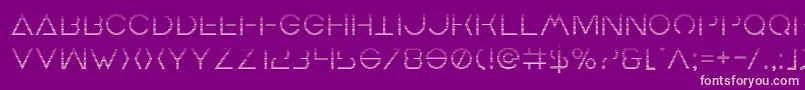Earthorbitergrad Font – Pink Fonts on Purple Background