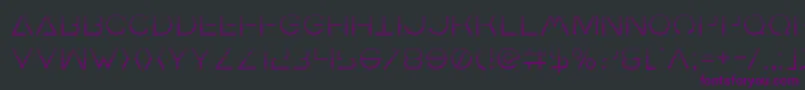 Earthorbitergrad Font – Purple Fonts on Black Background