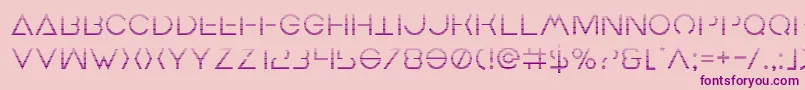 Earthorbitergrad Font – Purple Fonts on Pink Background