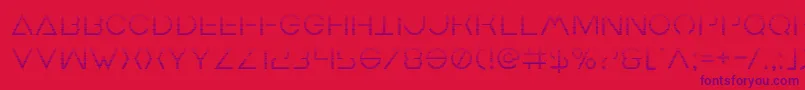 Earthorbitergrad Font – Purple Fonts on Red Background