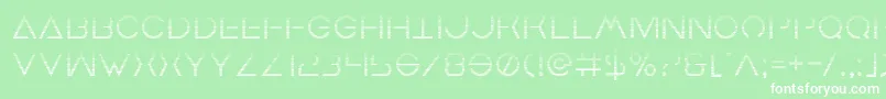 Earthorbitergrad Font – White Fonts on Green Background