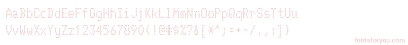 TelidonrgBold Font – Pink Fonts on White Background