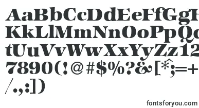 ZabriskieinternationalHeavyRegular font – Fonts Starting With Z