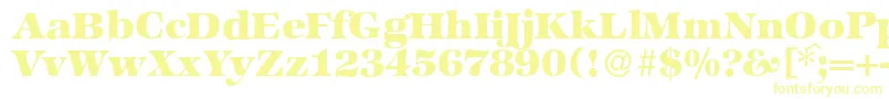 ZabriskieinternationalHeavyRegular Font – Yellow Fonts