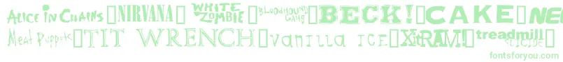 Bandnames Font – Green Fonts