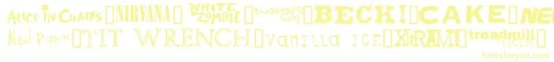 Bandnames Font – Yellow Fonts