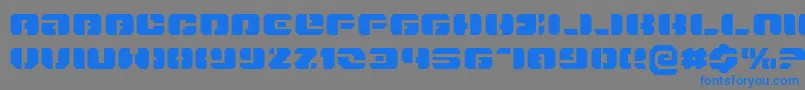 DanStargateExpanded Font – Blue Fonts on Gray Background