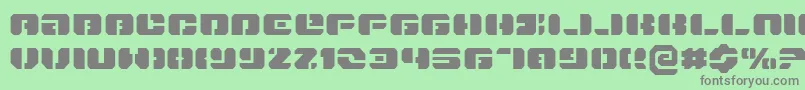 DanStargateExpanded Font – Gray Fonts on Green Background