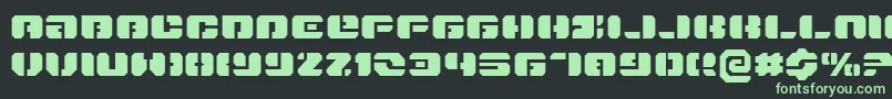 DanStargateExpanded Font – Green Fonts on Black Background