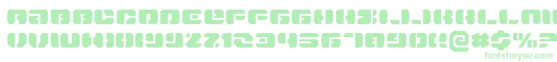 DanStargateExpanded Font – Green Fonts on White Background