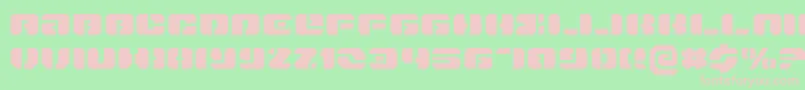 DanStargateExpanded Font – Pink Fonts on Green Background