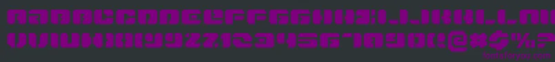 Weitere Informationen zur DanStargateExpanded-Schriftart DanStargateExpanded-Schriftart – Violette Schriften auf schwarzem Hintergrund