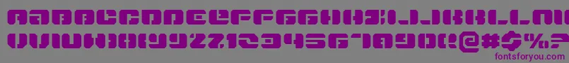 DanStargateExpanded Font – Purple Fonts on Gray Background