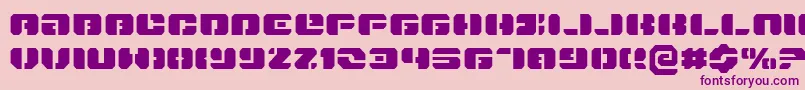 DanStargateExpanded Font – Purple Fonts on Pink Background