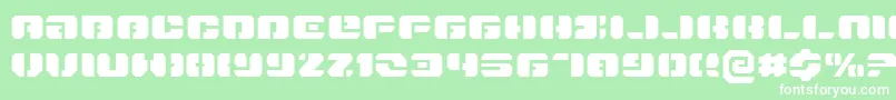 DanStargateExpanded Font – White Fonts on Green Background