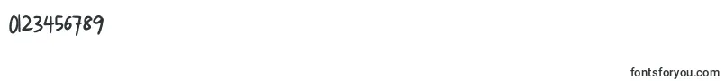 フォントLauwrites – 数字と数値のためのフォント
