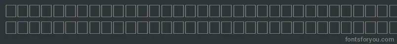 Шрифт Bodfwfb – серые шрифты на чёрном фоне