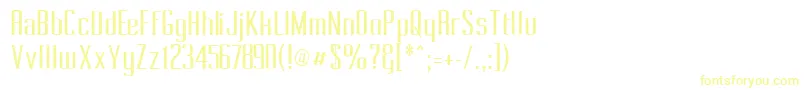 Шрифт Pecot011 – жёлтые шрифты