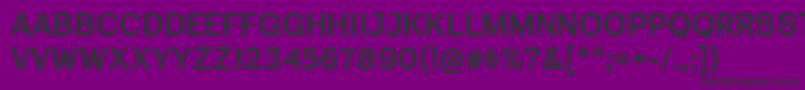 CardiganTitlingSb Font – Black Fonts on Purple Background