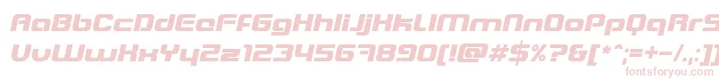 BlasterItalic Font – Pink Fonts