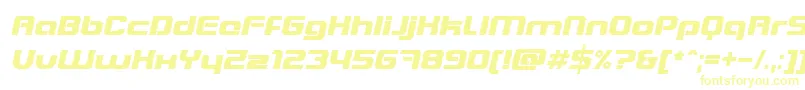 BlasterItalic Font – Yellow Fonts
