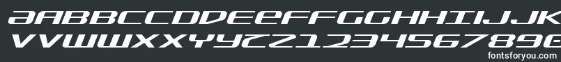 SdfExpandedItalic Font – White Fonts on Black Background