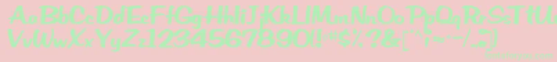 More about Empower42Regular Font Empower42Regular Font – Green Fonts on Pink Background