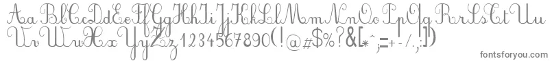 Подробнее о шрифте PlumScript Шрифт PlumScript – серые шрифты