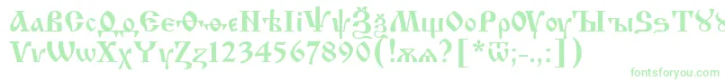 Izhitsa0 Font – Green Fonts