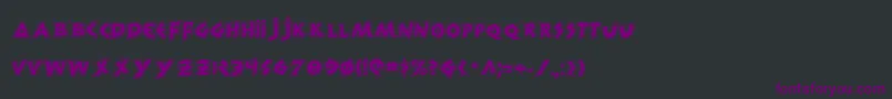 300TrojansGreco Font – Purple Fonts on Black Background