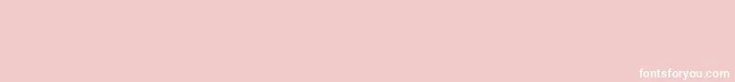 Animals1 Font – White Fonts on Pink Background