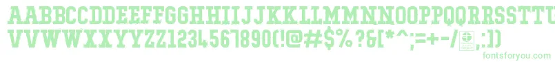 TypoCollegeRockingDemo Font – Green Fonts