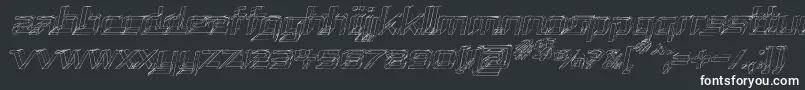 Repuski Font – White Fonts on Black Background