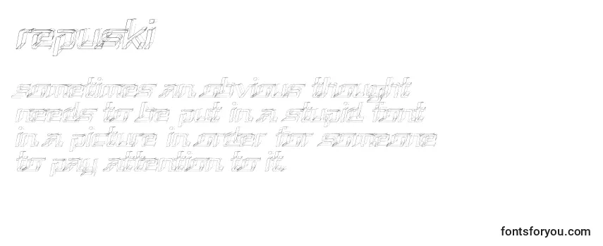 Обзор шрифта Repuski