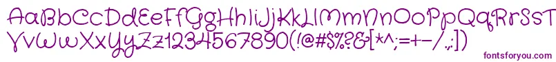 Craftygirls Font – Purple Fonts