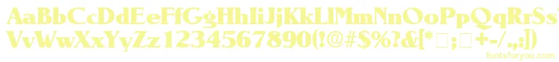 BlendenDisplaySsi Font – Yellow Fonts