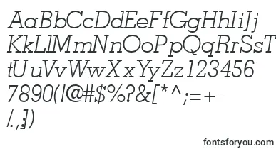 JaaklightsskItalic font – Fonts Starting With J