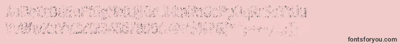 Graffitic4 Font – Black Fonts on Pink Background