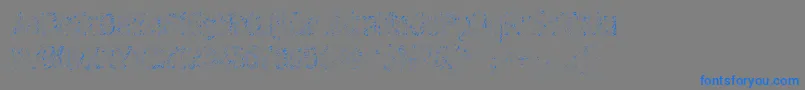 Graffitic4 Font – Blue Fonts on Gray Background