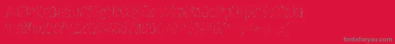 Czcionka Graffitic4 – szare czcionki na czerwonym tle