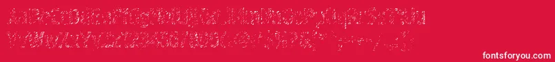 Graffitic4 Font – White Fonts on Red Background
