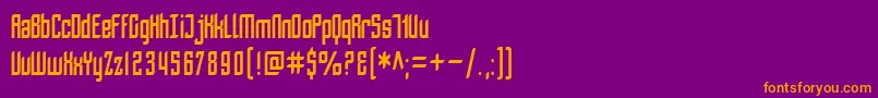 Подробнее о шрифте SfPiezolectricCondensed Шрифт SfPiezolectricCondensed – оранжевые шрифты на фиолетовом фоне