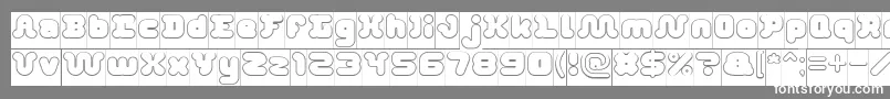 fuente DayDreamerHollowInverse – Fuentes Blancas Sobre Fondo Gris