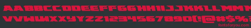 Emissaryleft Font – Red Fonts on Black Background