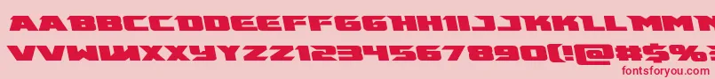 Emissaryleft Font – Red Fonts on Pink Background