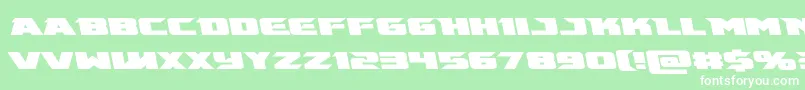 Emissaryleft Font – White Fonts on Green Background